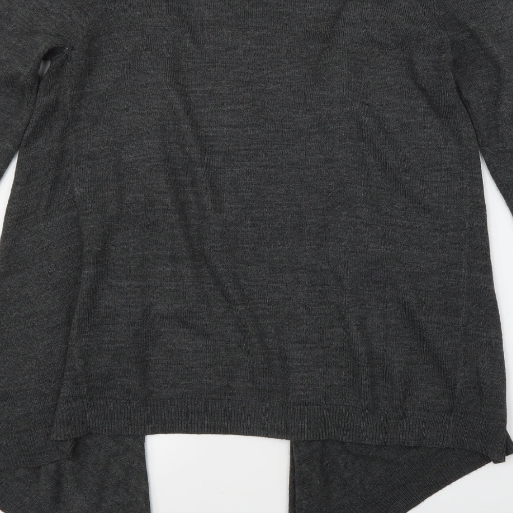 George Womens Grey Cardigan Jumper Size 8