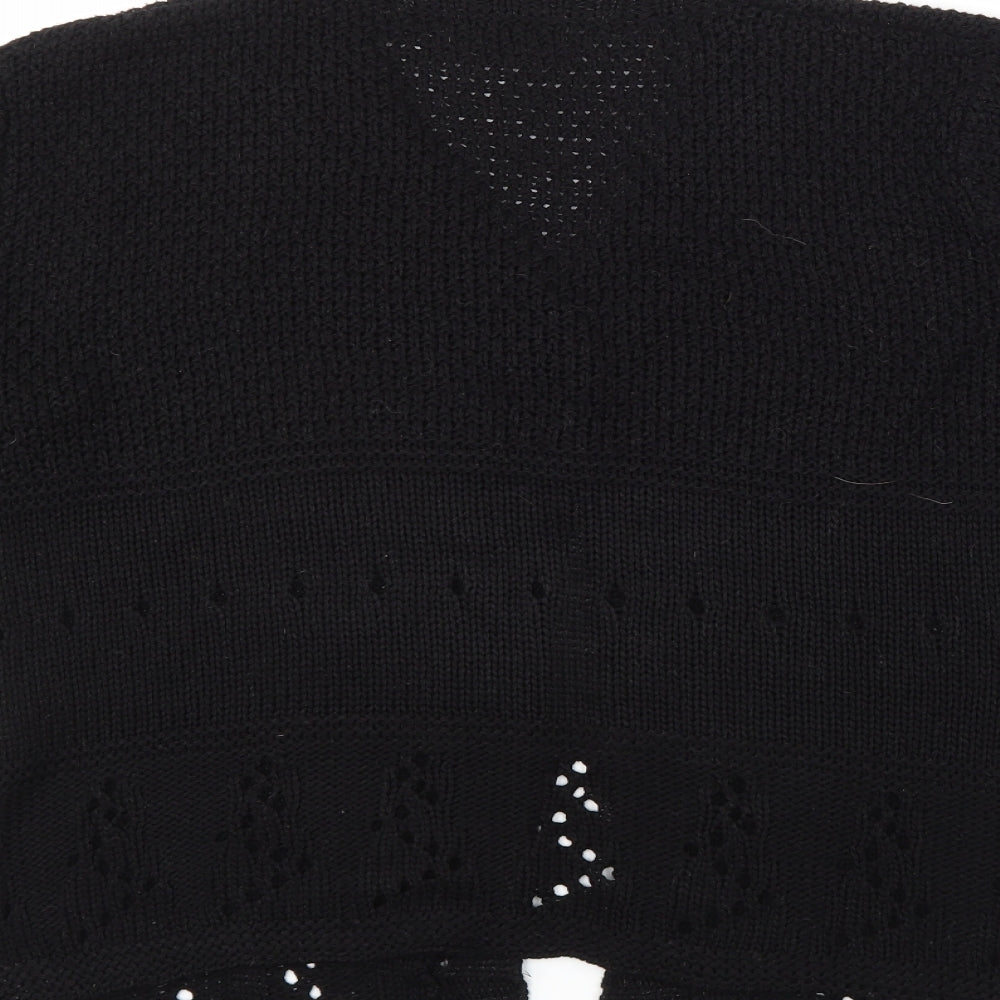 Frank Saul Womens Black Cardigan Jumper Size M