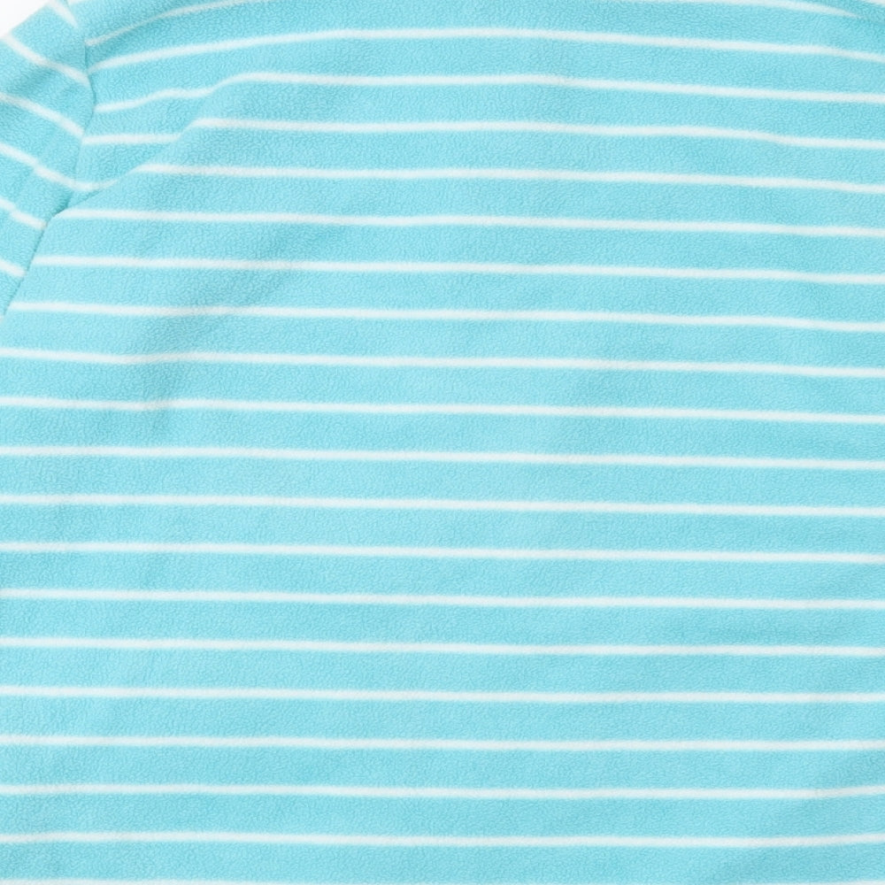 M&S Womens Blue Striped Jacket Size 10