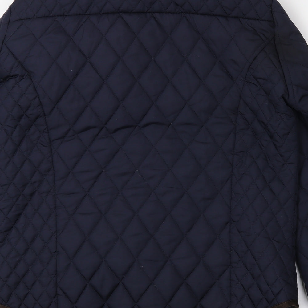 Atmosphere Womens Blue Windbreaker Coat Size 10