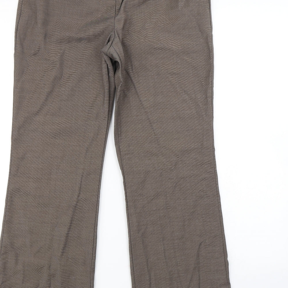 NEXT Womens Brown Dress Pants Trousers Size 10 L30 in