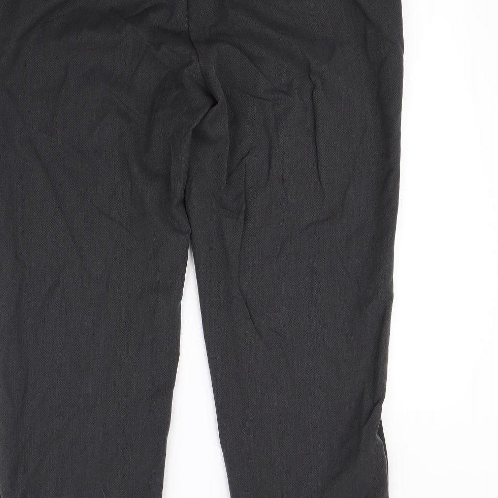 m&S Womens Grey Dress Pants Trousers Size 18 L30 in