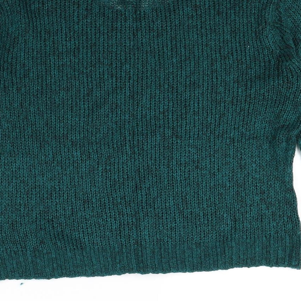H&M Womens Green Pullover Jumper Size S