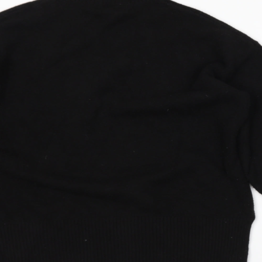 Kangol Womens Black Pullover Jumper Size S