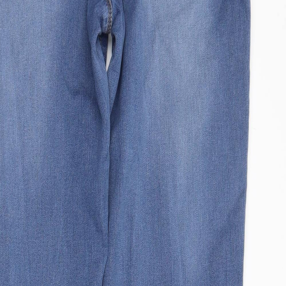 Preworn Womens Blue Denim Skinny Jeans Size 12 L29 in