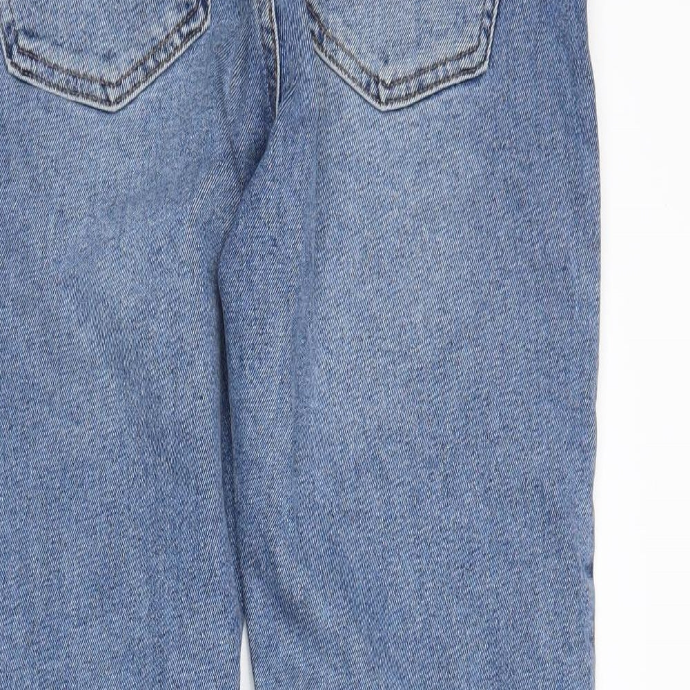denimCo Womens Blue Denim Mom Jeans Size 6 L26 in