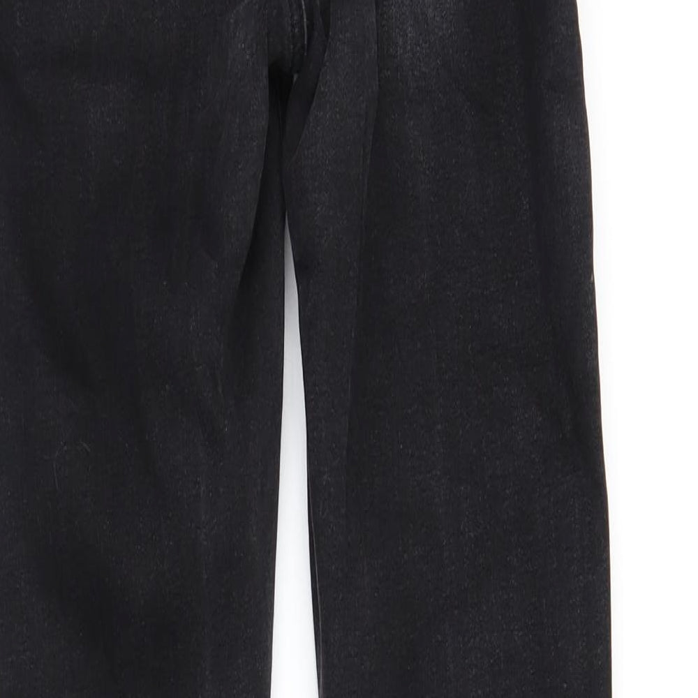 DenimCo Womens Black Denim Skinny Jeans Size 6 L28 in