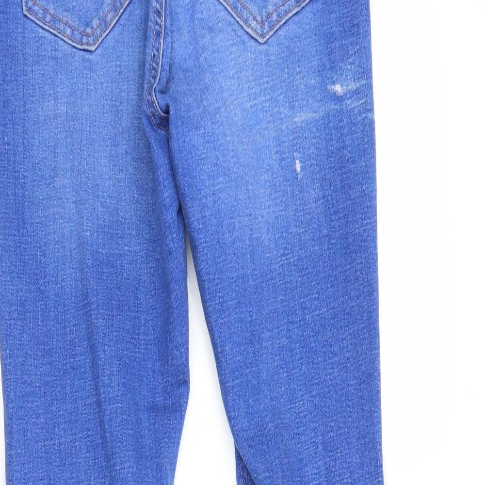 DenimCo Womens Blue Denim Skinny Jeans Size 8 L28 in