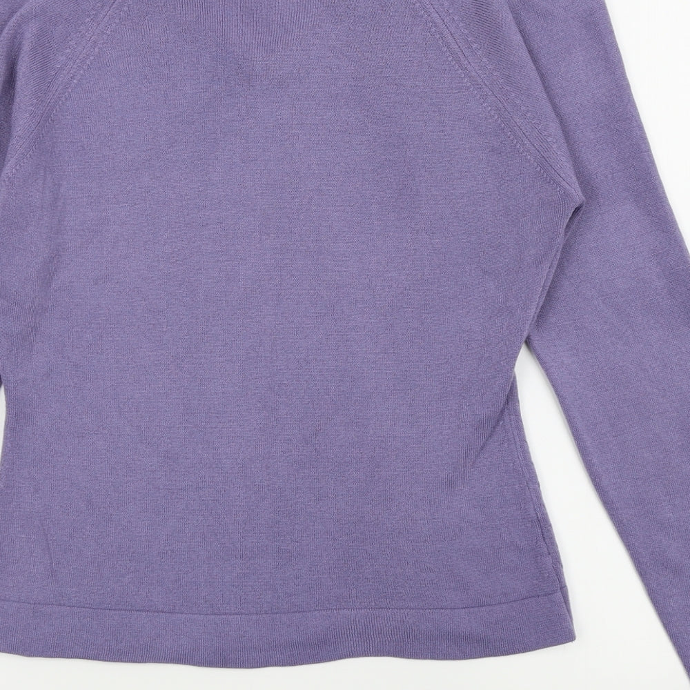Asda George Womens Purple Pullover Jumper Size 10
