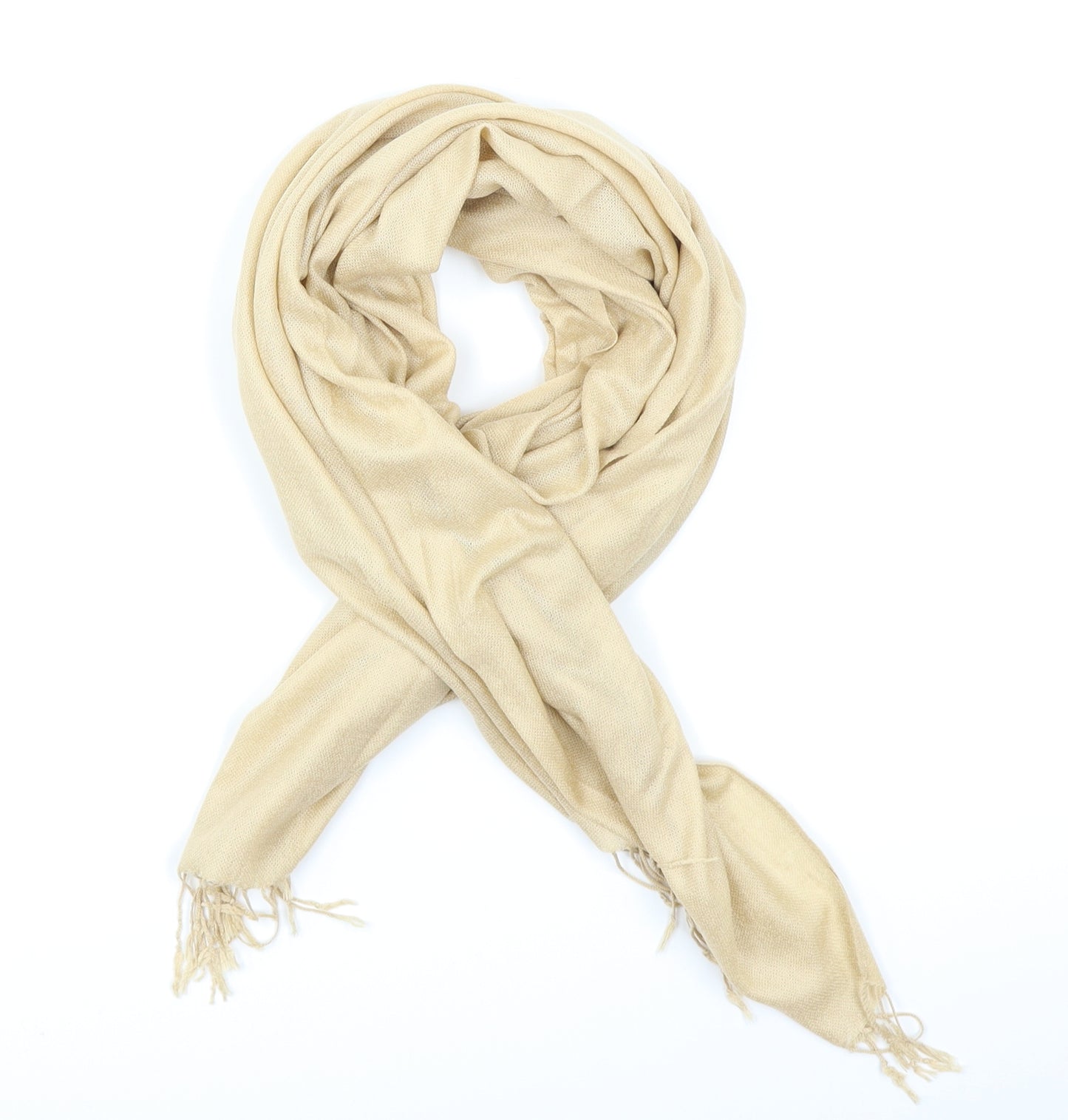 Preworn Womens Beige Scarf