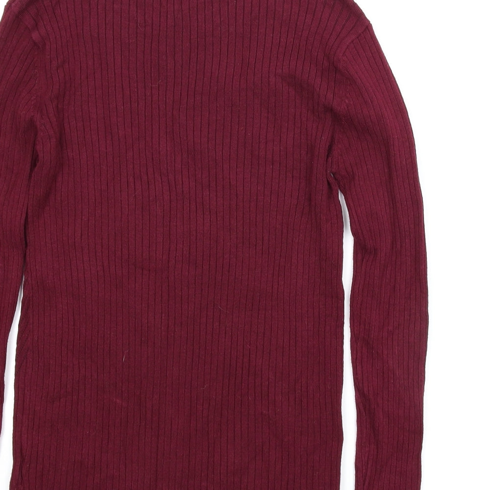 M&S Womens Purple Pullover Jumper Size 10