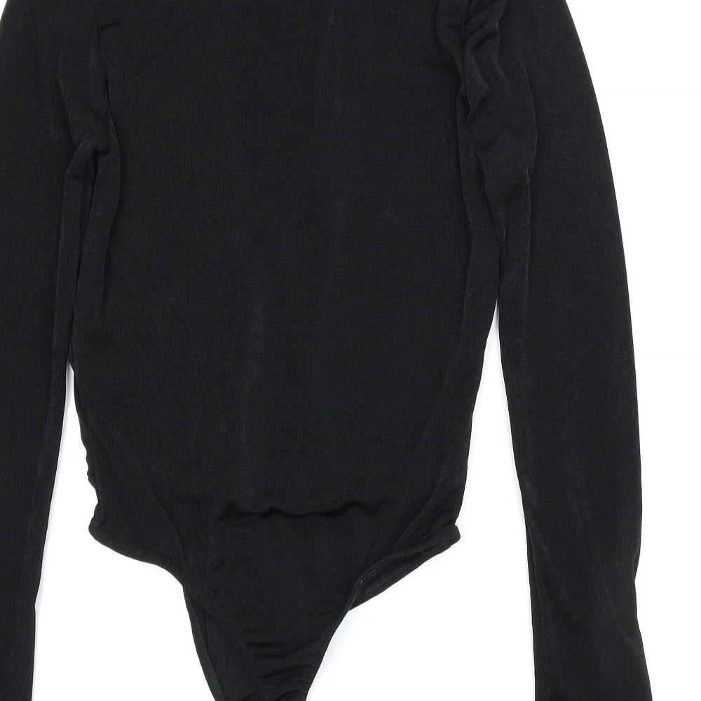 Missguided Womens Black Leotard One-Piece Size 10