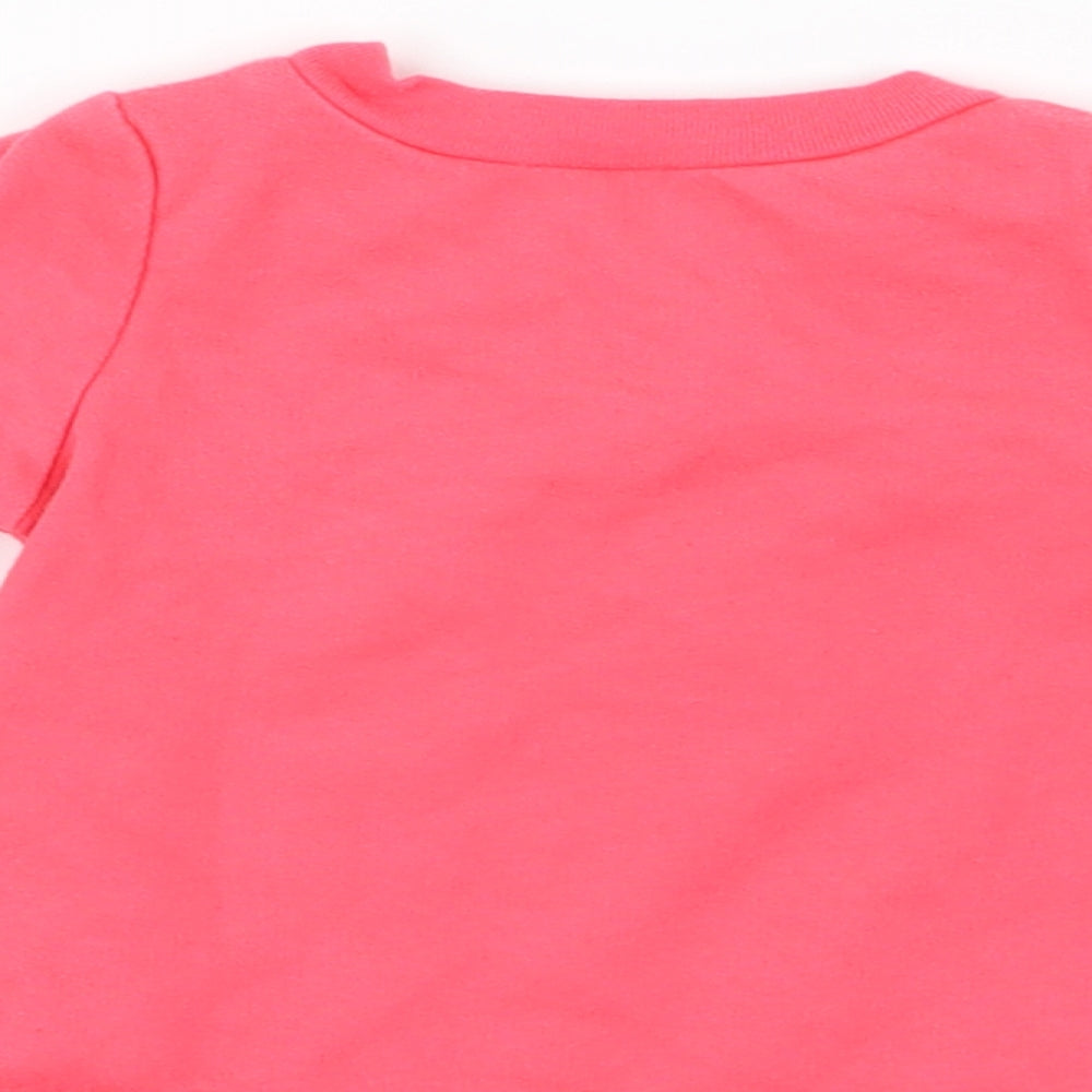 George Girls Pink Pullover Jumper Size 0-3 Months - Minnie Mouse