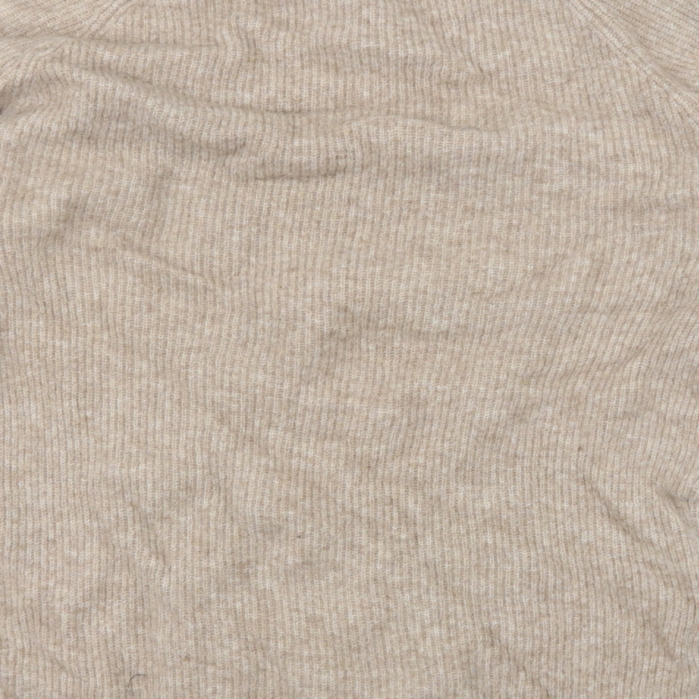 NEXT Womens Beige Knit Pullover Jumper Size S