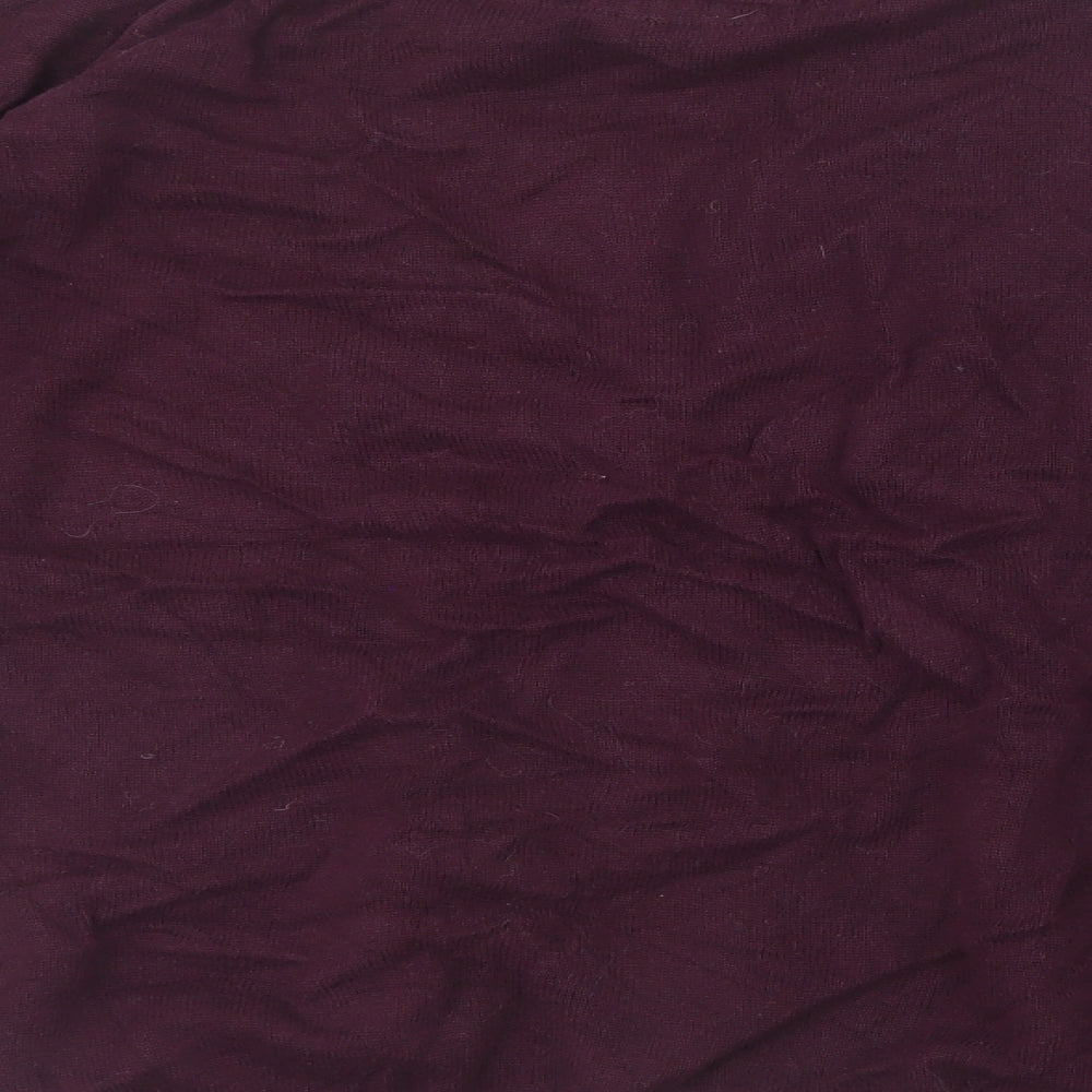 Threadbare Mens Purple Knit Pullover Jumper Size M