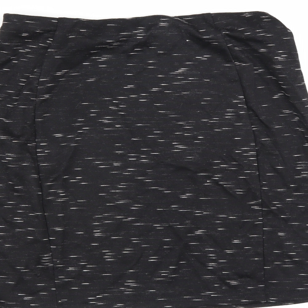 Papaya Womens Black Mini Skirt Size 12