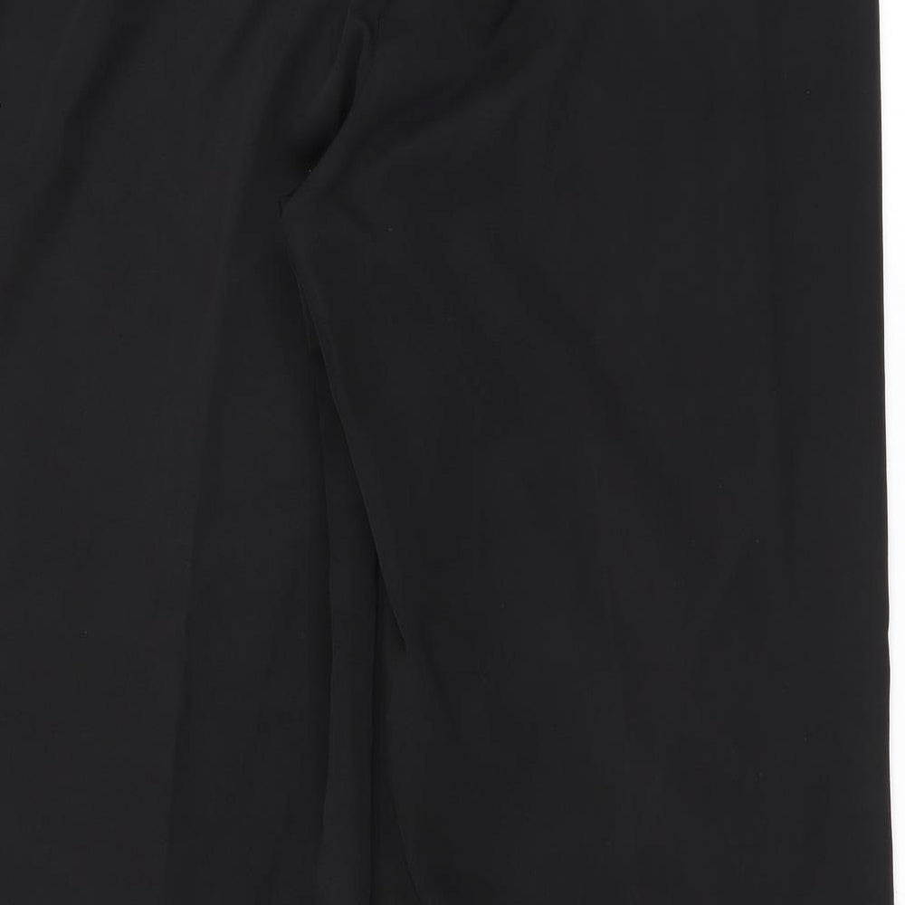 South Womens Black Trousers Size 16 L26 in