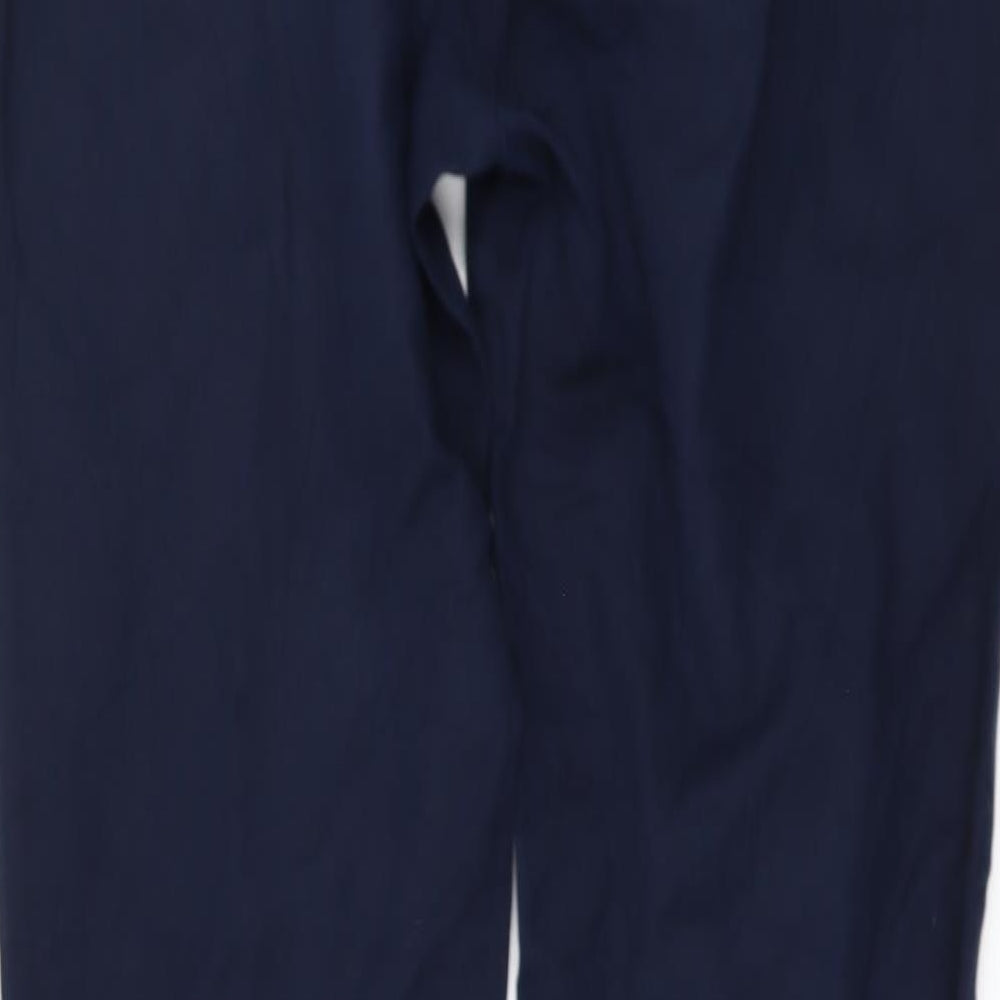 Mango Womens Blue Trousers Size 6 L30 in