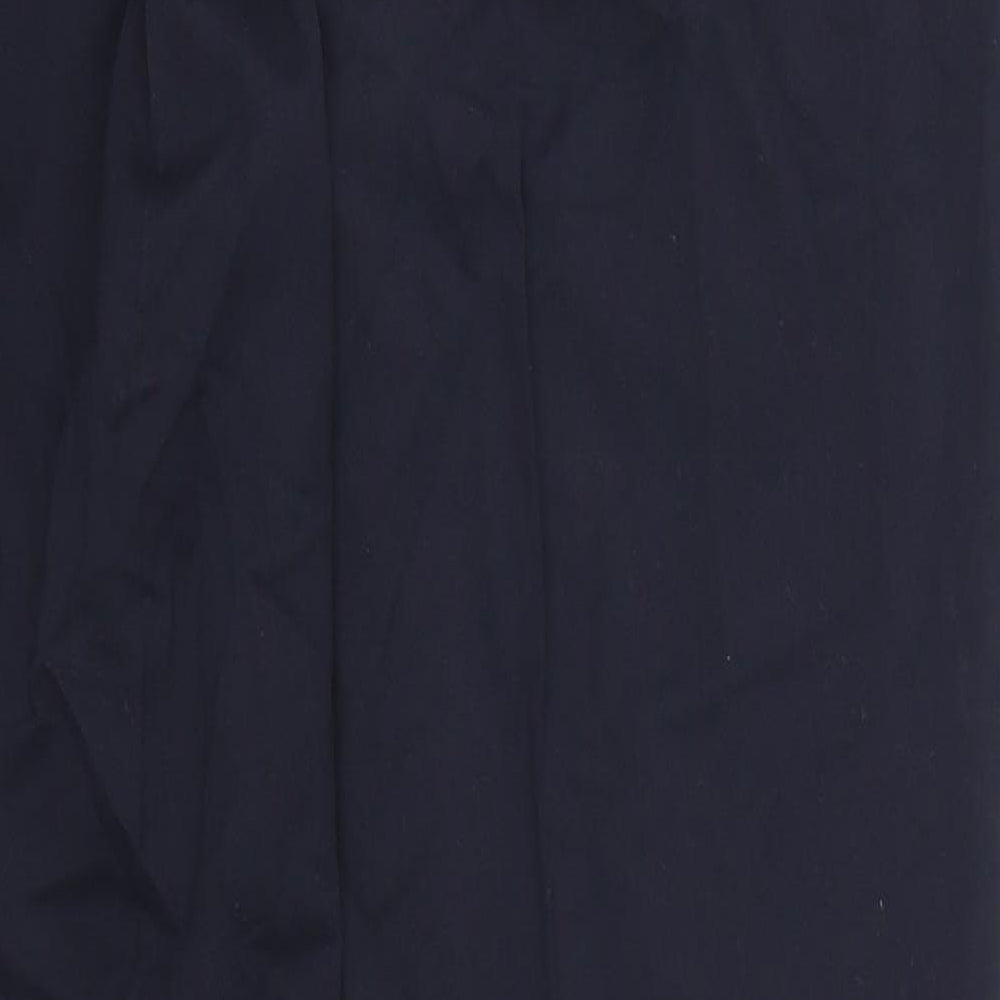 Marks and Spencer Womens Blue Trousers Size 12 L26.5 in