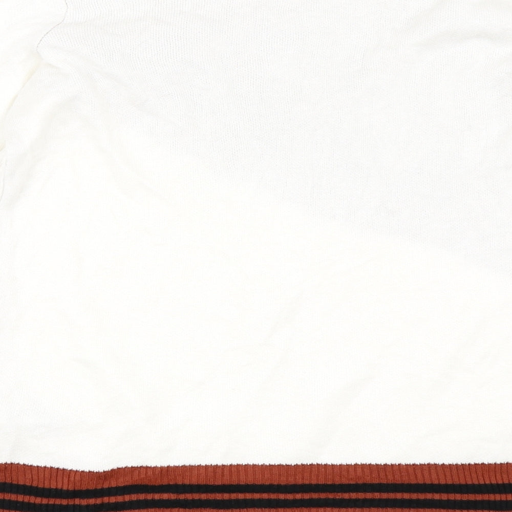 NEXT Womens White Pullover Jumper Size 10