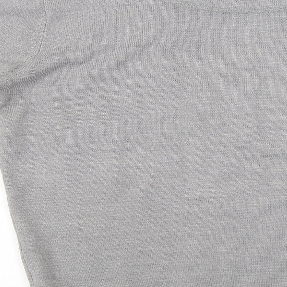 industrialize Mens Grey Pullover Jumper Size S