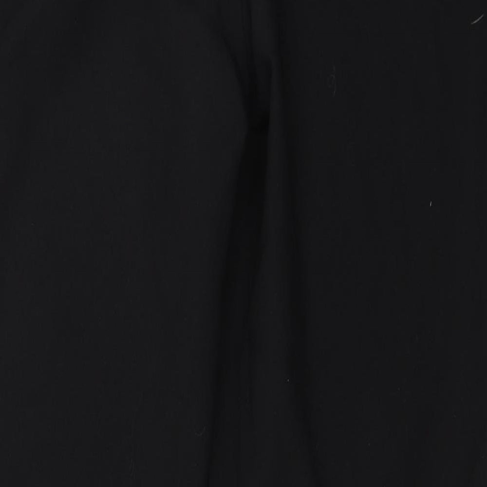 Peacocks Womens Black Trousers Size 18 L26 in