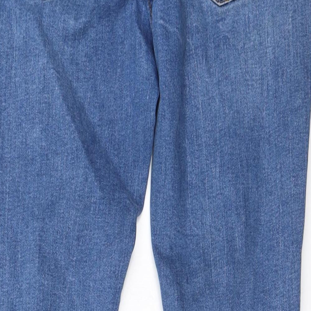 Dorothy Perkins Womens Blue Straight Jeans Size 10 L22 in