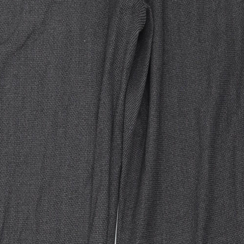Marks and Spencer Womens Grey Trousers Size 12 L26 in