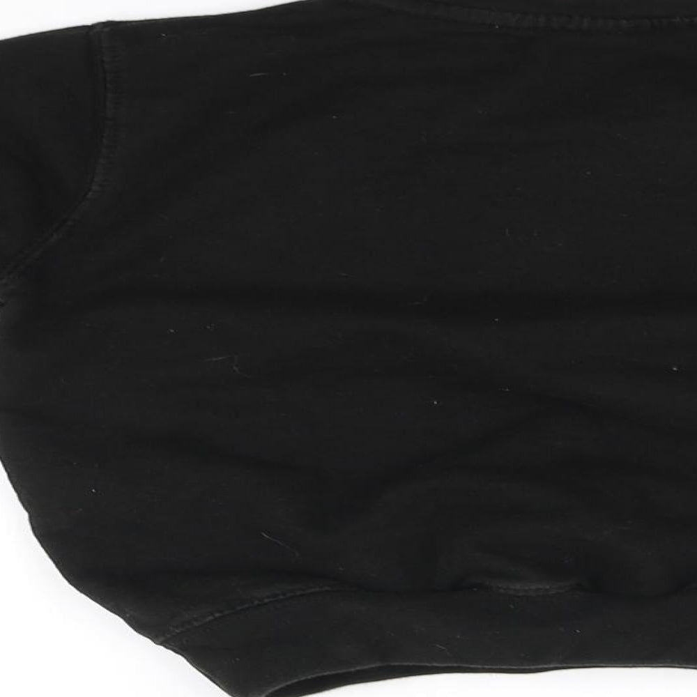 emilie Girls Black Pullover Jumper Size 5-6 Years