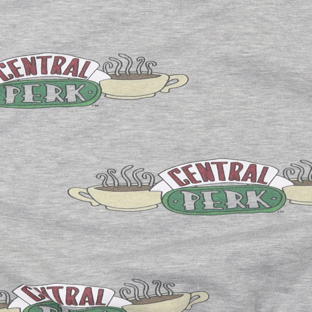 Primark Womens Grey Pullover Sweatshirt Size 10 - Friends Central Perk