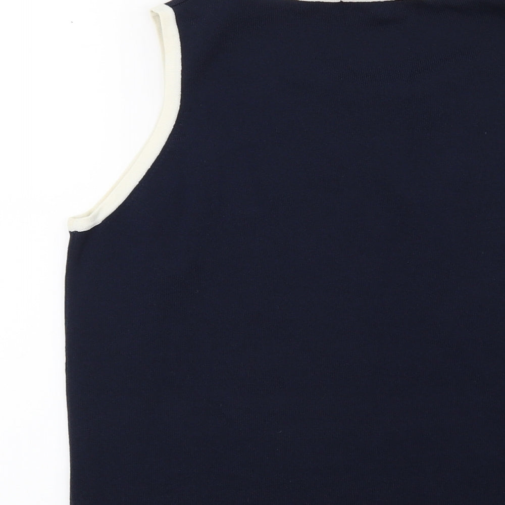 Casamia Womens Blue Basic Blouse Size L