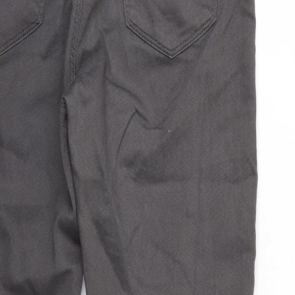 Marks and Spencer Womens Grey Straight Jeans Size 10 L25 in