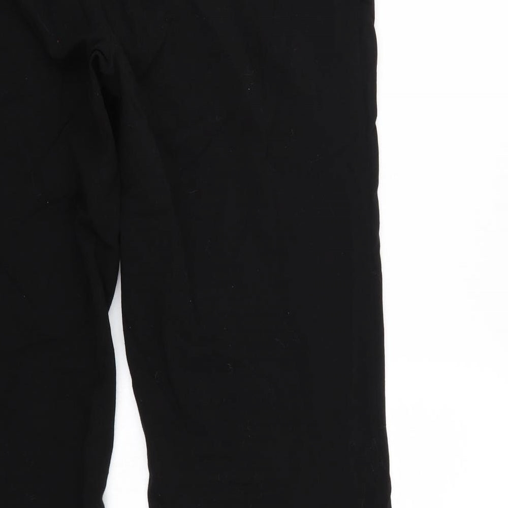 F&F Womens Black Trousers Size 14 L30 in