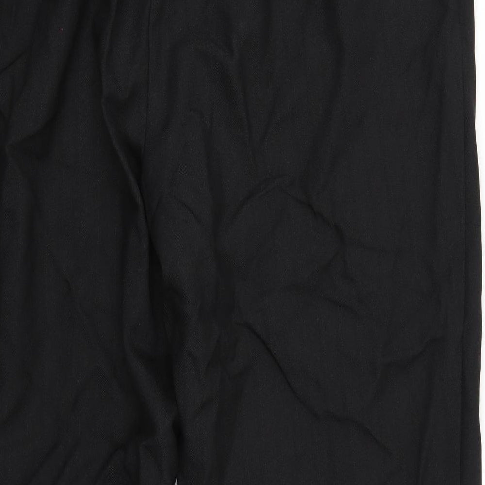 Marks and Spencer Womens Black Trousers Size 18 L26 in