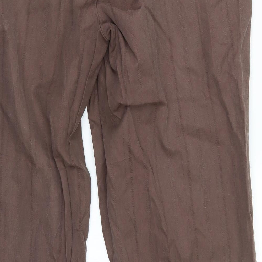 Preworn Womens Brown Trousers Size 18 L29 in