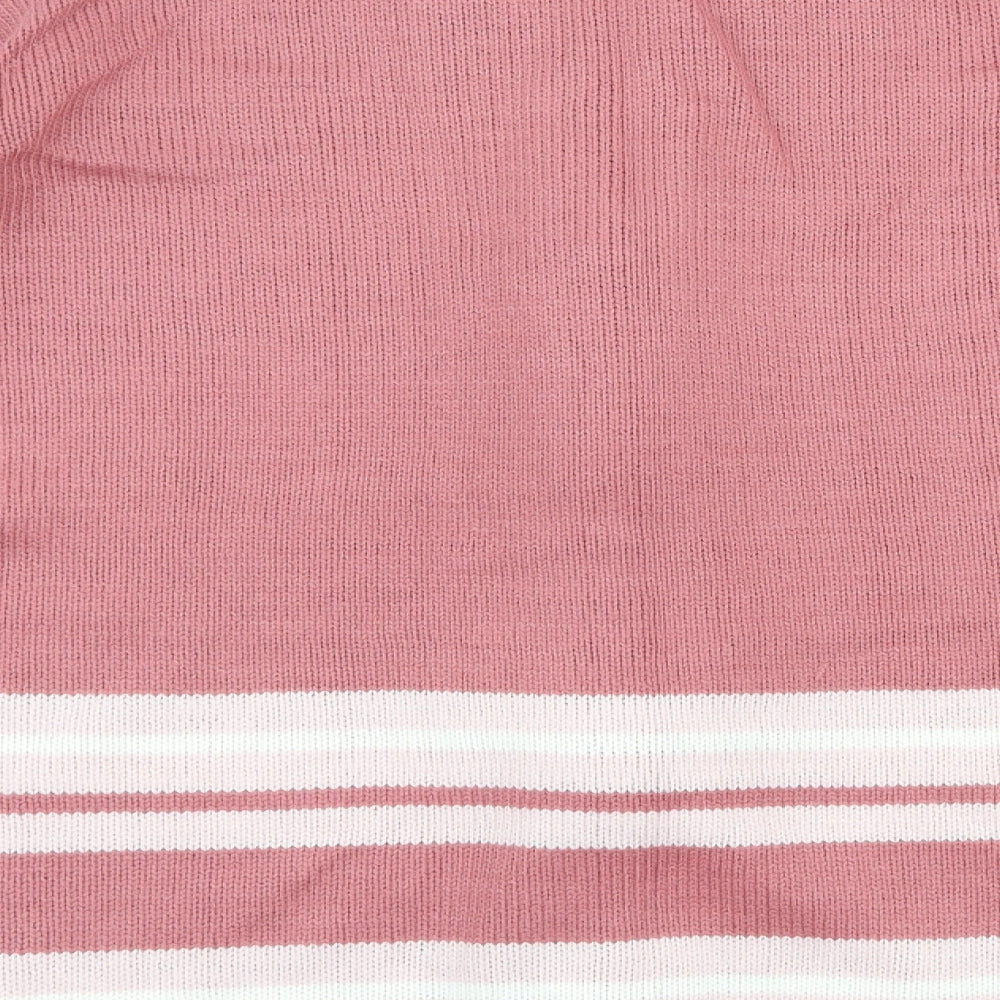 Bonmarché Womens Pink Knit Cardigan Jumper Size L