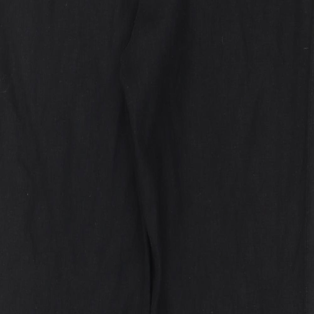 Collezioni Womens Black Trousers Size 12 L29 in