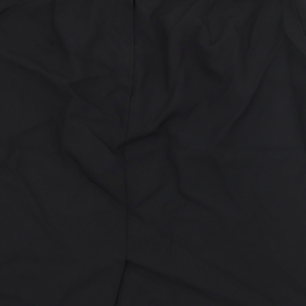 Preworn Womens Black A-Line Skirt Size 42 in
