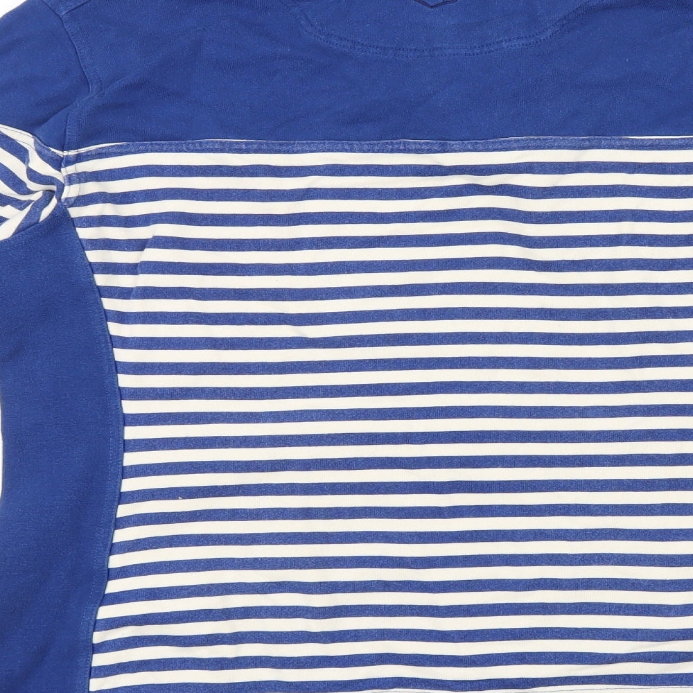 Urban Beach Womens Blue Striped Pullover Jumper Size 14