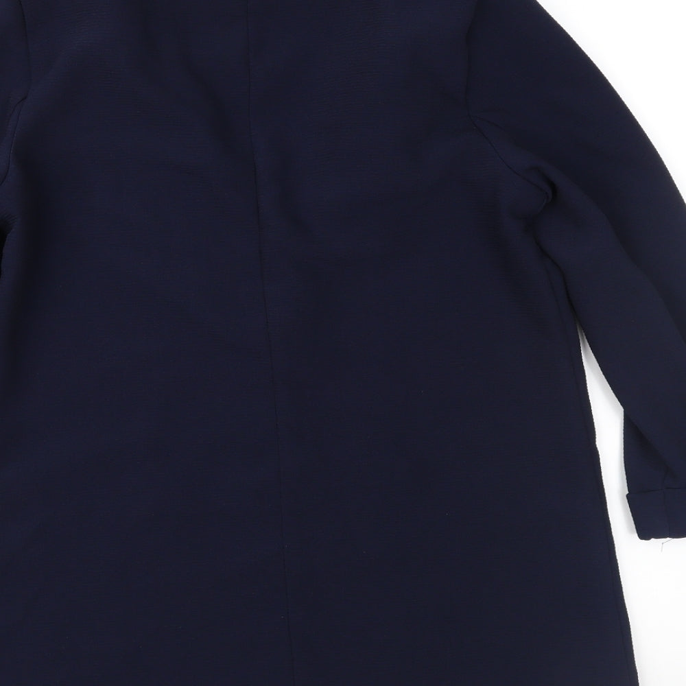 M&Co Womens Blue Jacket Size 10