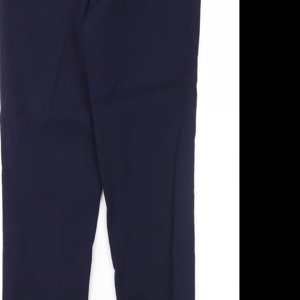 Preworn Womens Blue Trousers Size 12 L28 in