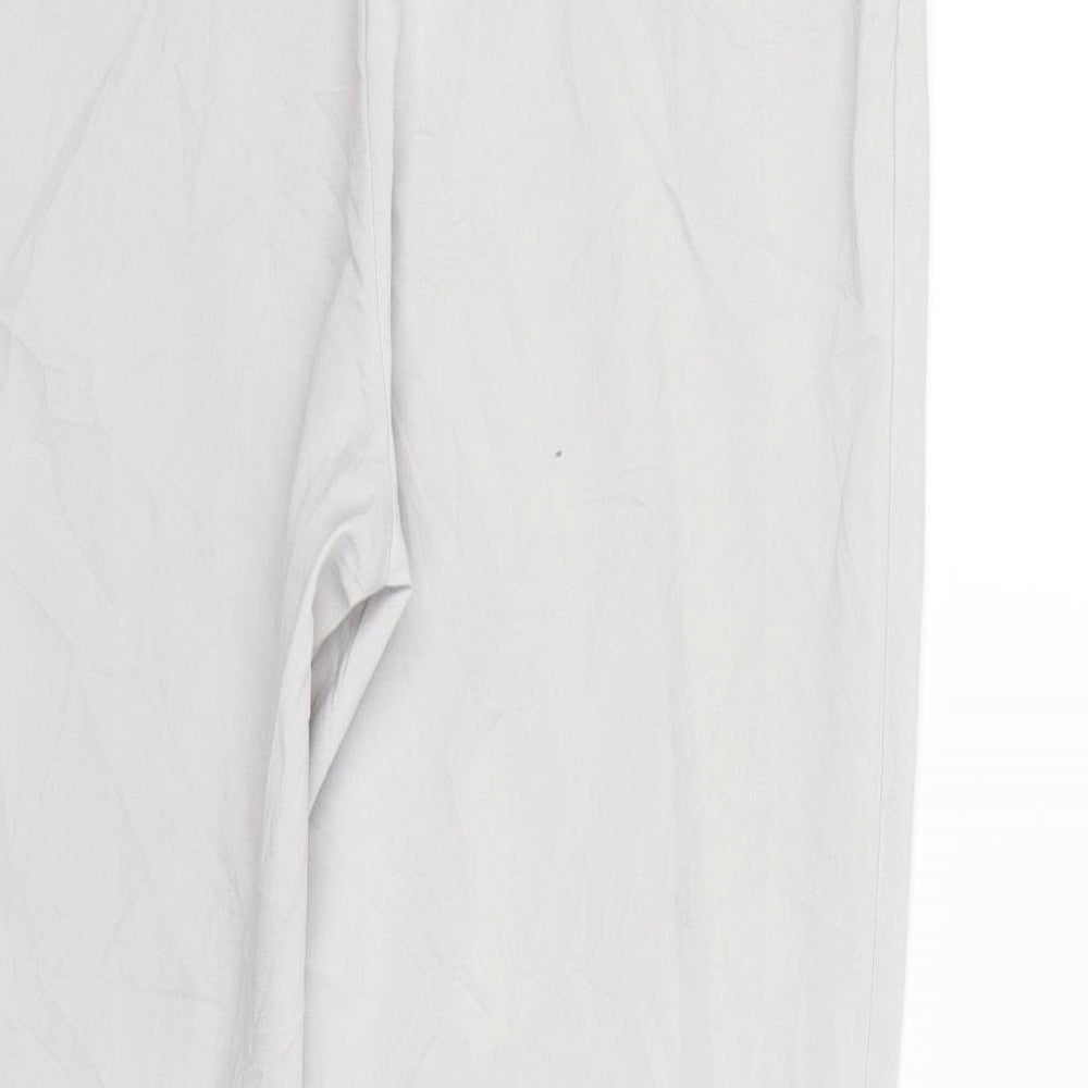 RESERVED Womens Grey Trousers Size 8 L26 in