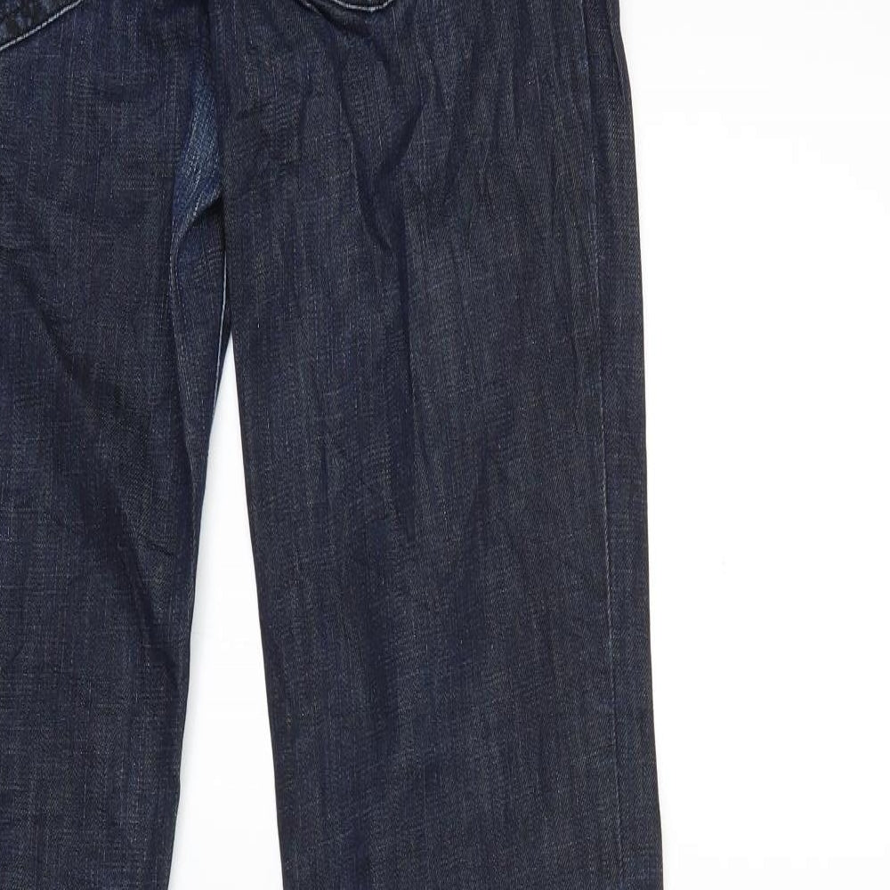 Preworn Womens Blue Denim Tapered Jeans Size 29 in L34 in
