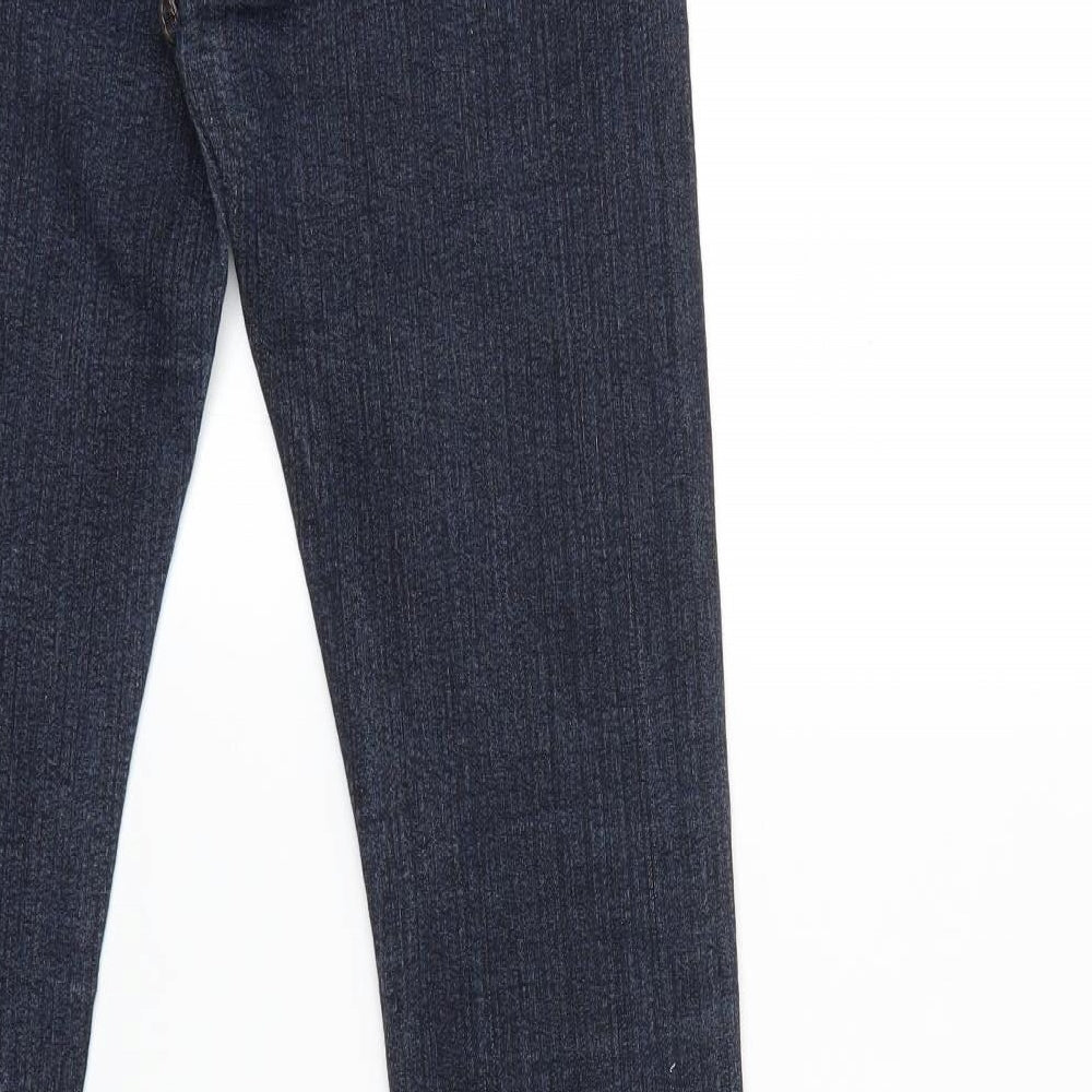 Miss Anna Womens Blue Denim Skinny Jeans Size 10 L31 in