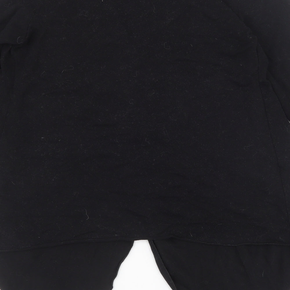 First Womens Black Cardigan Jumper Size S