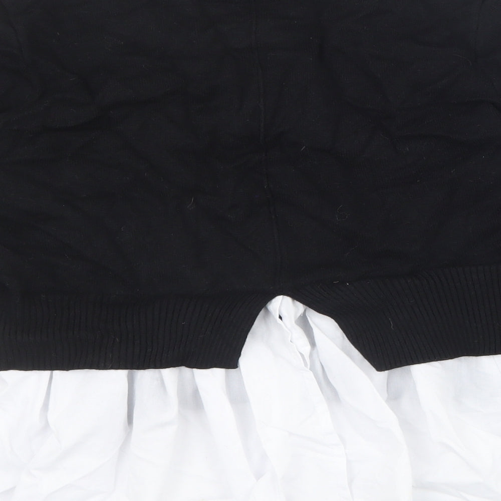 New Look Womens Black Pullover Jumper Size S