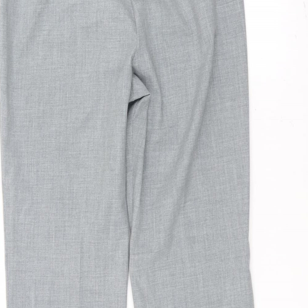 Marks and Spencer Womens Grey Trousers Size 10 L29 in