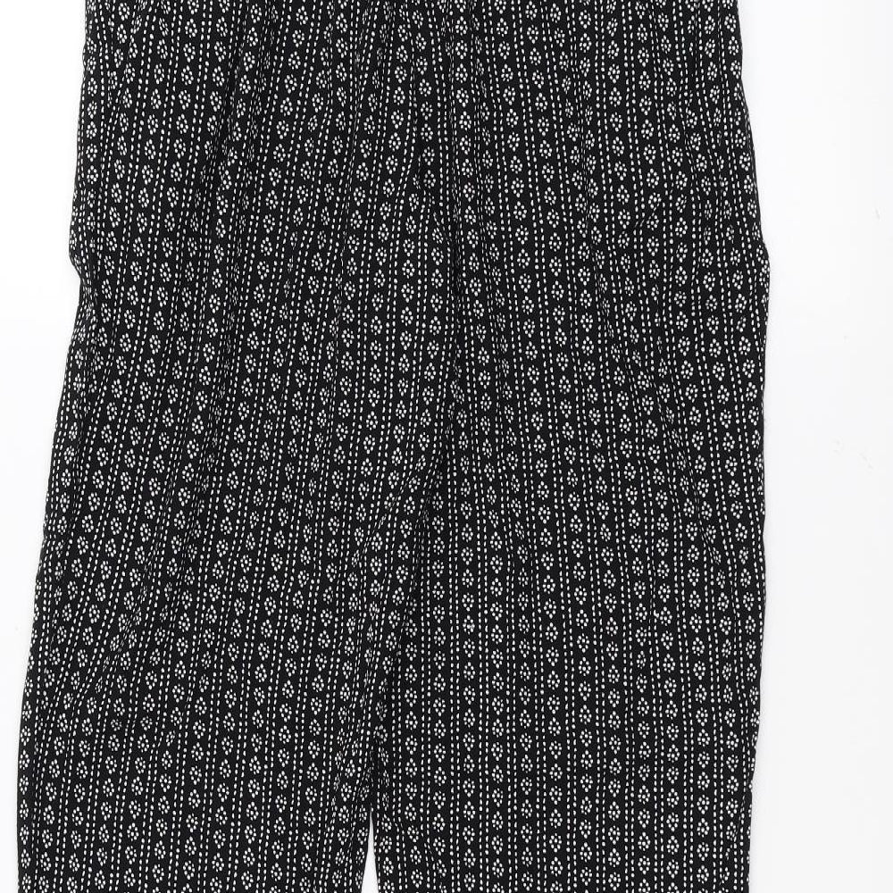 Marks and Spencer Womens Black Trousers Size 10 L25 in