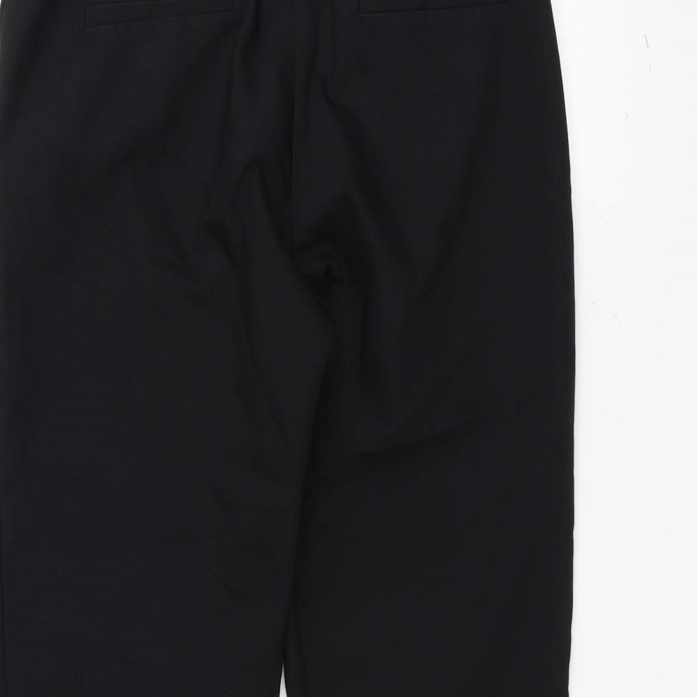 River Island Womens Black Trousers Size 10 L25 in