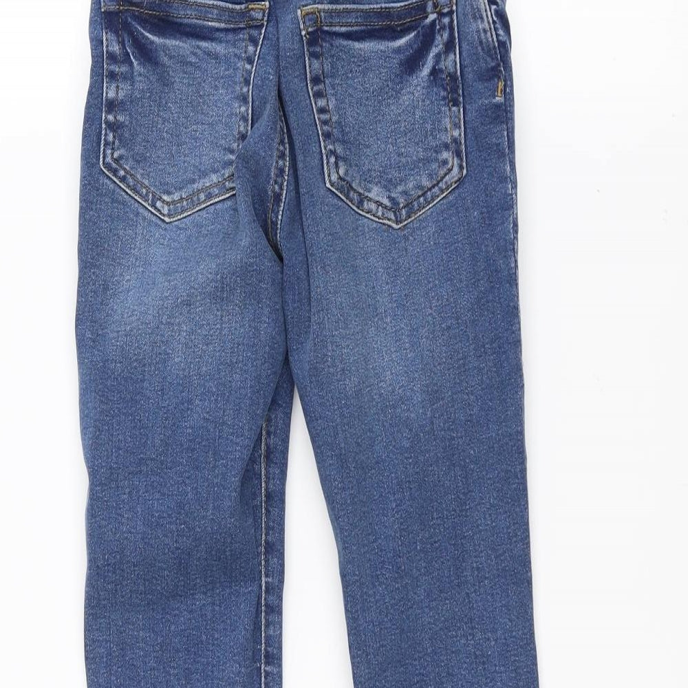 DENIMCO Girls Blue Straight Jeans Size 6-7 Years